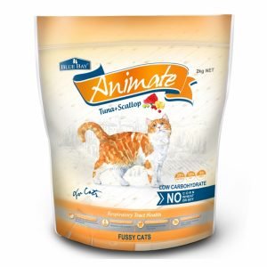 乾糧 倍力 BLUEBAY Animate 頂級天然貓糧 (挑嘴貓/呼吸道保健) 2KG 寵物用品店推薦