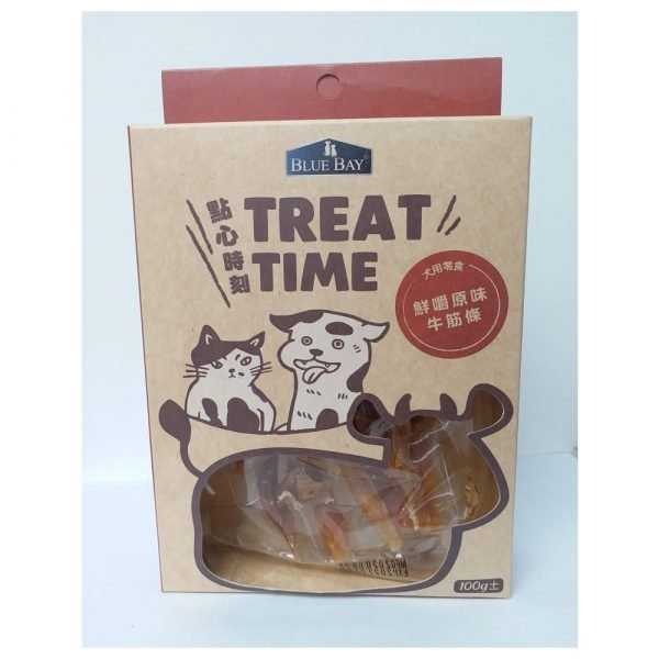 倍力 BLUEBAY Treat Time 100% 純天然手作零食 耐咬牛筋 100g