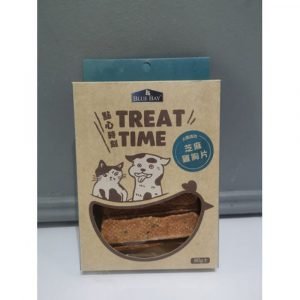 小食 倍力 BLUEBAY Treat Time 100% 純天然手作零食 芝麻雞胸片 90g 寵物用品店推薦