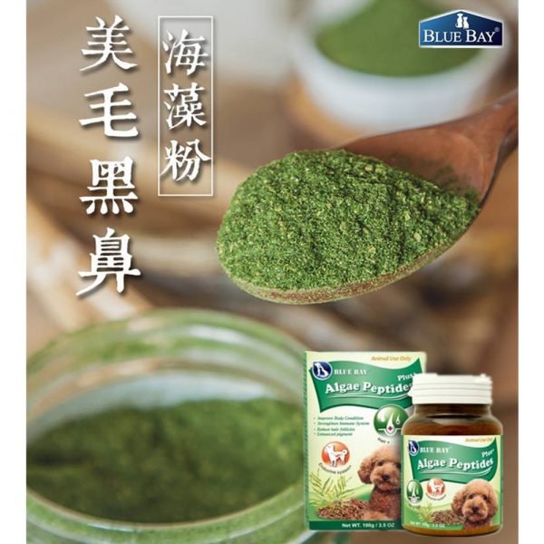 狗用產品 倍力 BLUEBAY 藻麗寶強效海藻胜肽粉 Algae Peptides 100g 寵物用品店推薦