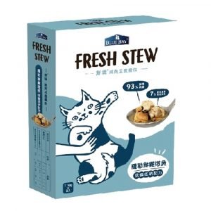 即食湯包 倍力 BLUEBAY 鮮境 FRESH STEW 羅勒鮮雞敦魚 低磷低鈉配方 (100gx2包) 寵物用品店推薦