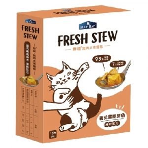 即食湯包 倍力 BLUEBAY 鮮境 FRESH STEW 意式雞腿鮮魚 護眼配方 (100gx2包) 寵物用品店推薦
