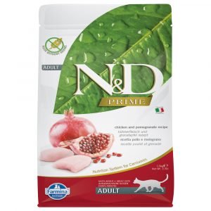 乾糧 法米納 Farmina N&D 天然無穀物成貓糧－雞肉 + 石榴（成貓適用） 寵物用品店推薦