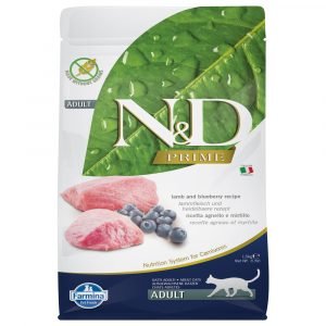 乾糧 法米納 Farmina N&D 天然無穀物成貓糧－羊肉 + 藍莓（成貓適用） 寵物用品店推薦