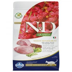 乾糧 法米納 Farmina N&D 天然藜麥無穀物成貓糧 －羊肉 （體重管理）（成貓適用）1.5KG 寵物用品店推薦