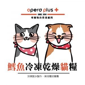 凍乾糧 歐寶 OPERO 鱈魚冷凍乾燥貓糧 350G 寵物用品店推薦