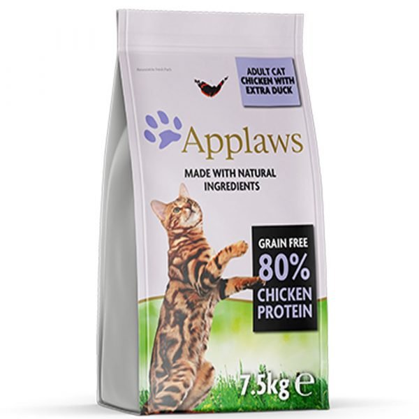 愛普士 APPLAWS 天然無穀物成貓糧 - 雞肉 + 鴨肉（成貓適用）