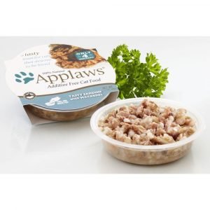 即食湯包 愛普士 APPLAWS 全天然貓餐盒 – 鯖魚 + 沙丁魚（肉湯） 60g 寵物用品店推薦