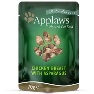 即食湯包 愛普士 APPLAWS 全天然貓湯包 – 雞胸 + 蘆筍 70g 寵物用品店推薦