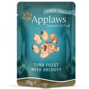 即食湯包 愛普士 APPLAWS 全天然貓湯包 – 吞拿魚 + 鯷魚 70g 寵物用品店推薦