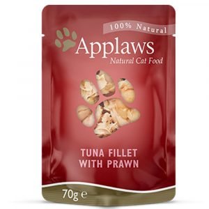 即食湯包 愛普士 APPLAWS 全天然貓湯包 – 吞拿魚 + 太平洋白蝦 70g 寵物用品店推薦