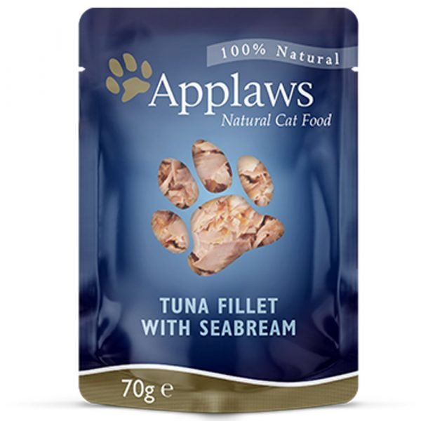 愛普士 APPLAWS 全天然貓湯包 - 吞拿魚 + 鯛魚 70g
