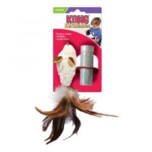 玩具 KONG 羽毛老鼠貓草套裝 寵物用品店推薦