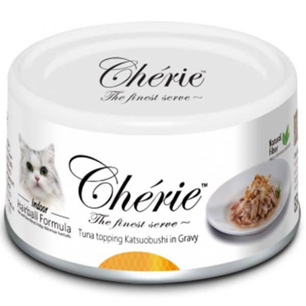 Cherie 吞拿魚、鏗魚罐頭80g | 針對毛球症