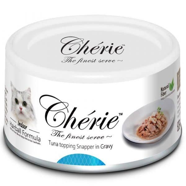 Cherie 吞拿魚、鯛魚罐頭80g | 針對毛球症