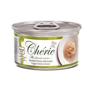 罐頭食品 Cherie 天然黃鰭吞拿魚、蔬菜 貓罐頭 寵物用品店推薦