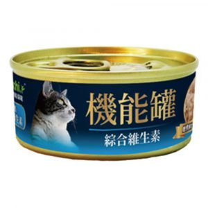 罐頭食品 A Freschi 艾富鮮 嫩煮鮮三文魚+綜合維生素 機能貓罐頭 70g 寵物用品店推薦
