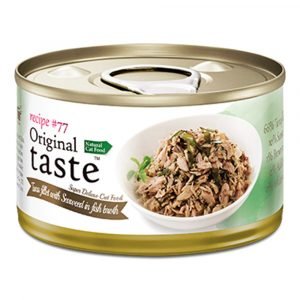 罐頭食品 Original taste #77系列 天然高含量吞拿魚、海帶 70g 寵物用品店推薦