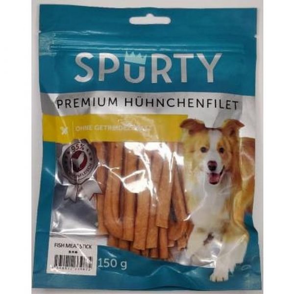 德國 SPORTY 狗小食 軟魚肉條 150g