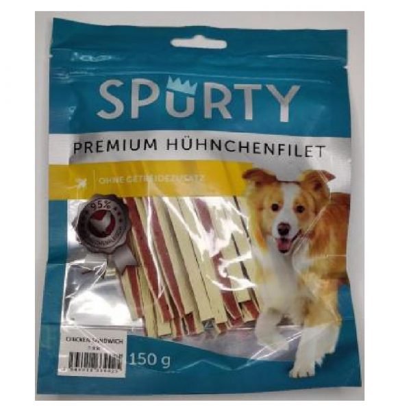 德國 SPORTY 狗小食 雞肉三文治 150g