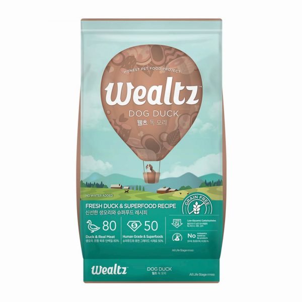 Wealtz 維爾滋 鮮鴨肉、超級食物 犬糧 (全年齡配方)
