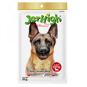 小食 Jerhigh 高蛋白低脂狗小食 雞胸塊 50g 寵物用品店推薦