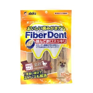 口腔護理 Asuku Fiber Dent 高纖健康潔齒棒（鴨） 寵物用品店推薦