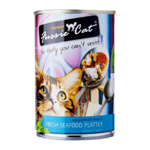 罐頭食品 高竇貓 Fussie Cat Premium Cat Canned (Fresh Seafood Platter) 貓罐頭（海鮮拼盤）400g 寵物用品店推薦