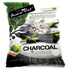 貓用產品 高竇貓 Fussie Cat Premium Charcoal Paper Litter 活性炭紙貓砂 7L 寵物用品店推薦