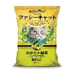 貓用產品 高竇貓 Fussie Cat Premium Soybean Litter (Green Tea) 豆腐貓砂（綠茶味）7L 寵物用品店推薦