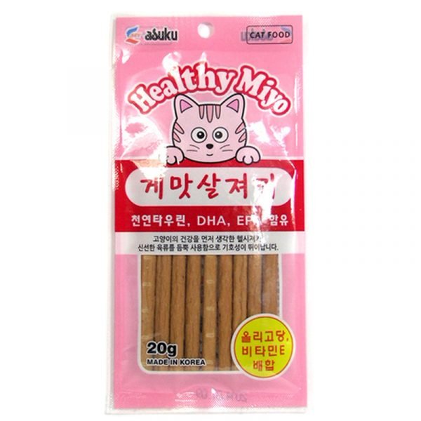 Asuku Healthy Miyo 魚肉條（蟹）20g
