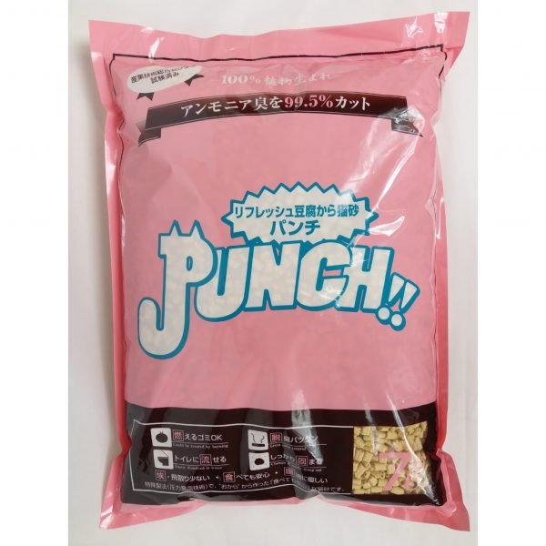 日本Punch 雙通心 貓砂豆腐砂7L