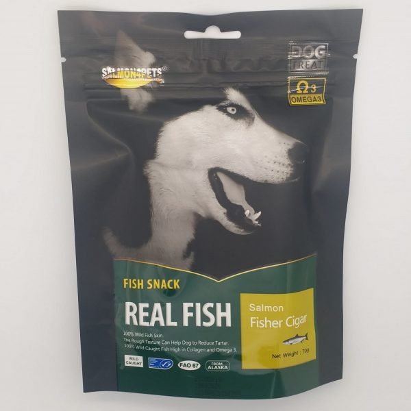 Salmon4pets 犬用魚雪茄小食 65g