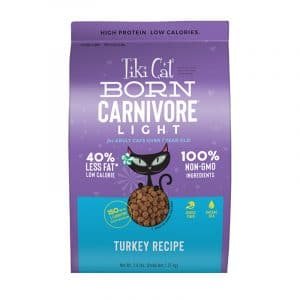乾糧 Tiki Cat Born Carnivore Light (Turkey Recipe) 低脂貓糧（火雞）2.8lb 寵物用品店推薦