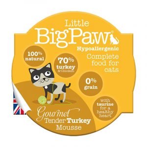 即食湯包 Little Big Paw 傳統火雞貓餐盒Mousse 85g 寵物用品店推薦
