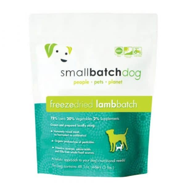 愛寵小廚 SmallBatch Lamb Freeze Dried Sliders 低溫凍乾主食餐 (羊肉) 14oz