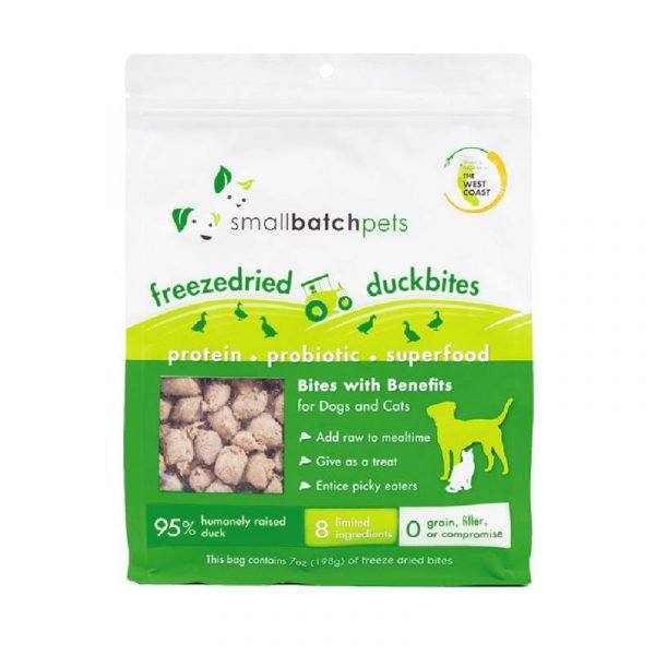 愛寵小廚 SmallBatch Freeze Dried Duck Smallbites 凍乾肉粒(鴨肉) 7oz