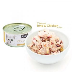 罐頭食品 Kit Cat 無穀物 吞拿魚+雞肉+Taurine 肉凍貓罐頭 80g 寵物用品店推薦