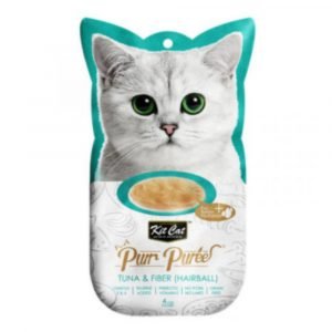 小食 Kit Cat Purr Puree 雞肉+去毛球 養生肉醬 60g 寵物用品店推薦