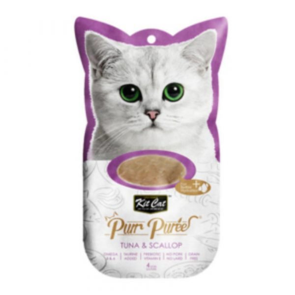 Kit Cat Purr Puree 吞拿魚+扇貝 養生肉醬 60g