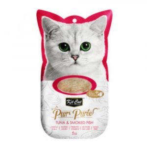 小食 Kit Cat Purr Puree 吞拿魚+煙燻魚 養生肉醬 60g 寵物用品店推薦