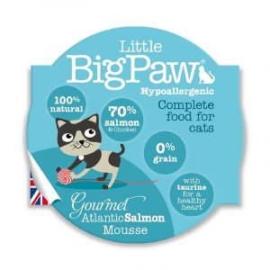 即食湯包 Little Big Paw 大西洋三文魚貓餐盒Mousse 85g 寵物用品店推薦