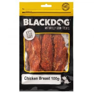 小食 BLACK DOG 天然澳洲雞胸塊 100g 寵物用品店推薦