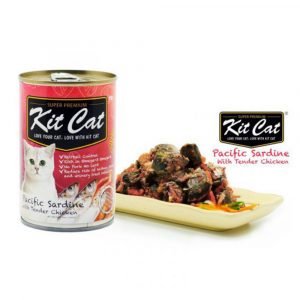 罐頭食品 Kit Cat 大西洋吞拿魚+嫩雞肉 貓罐頭 400g 寵物用品店推薦