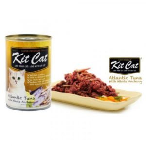 罐頭食品 Kit Cat 大西洋吞拿魚+鯷魚 貓罐頭 400g 寵物用品店推薦
