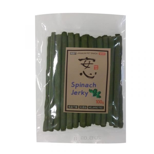 Asuku Ansim Spinach Jerky 安心菠菜條 100g