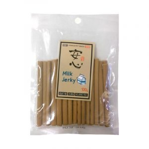 小食 Asuku Ansim Milk Jerky 安心高鈣牛奶條 100g 寵物用品店推薦