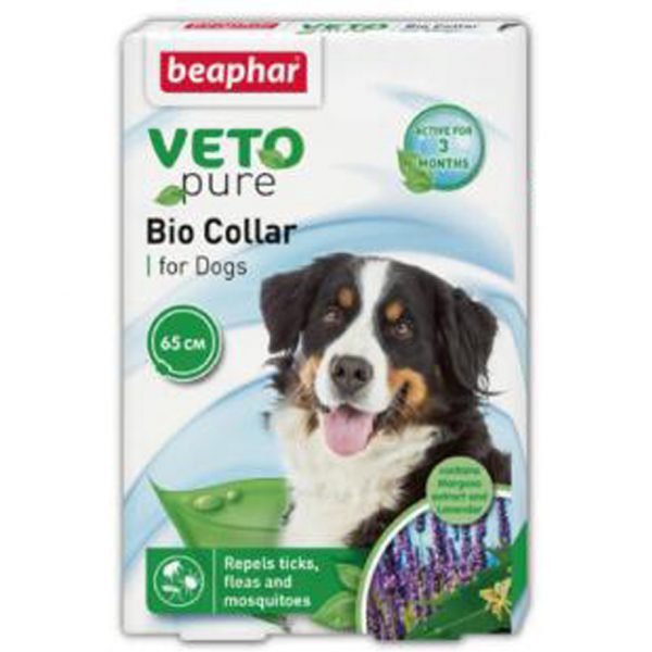 Beaphar 犬用VETO pure 回歸自然防蚊 / 蜱 / 虱 3合1頸帶 (有效期3個月)