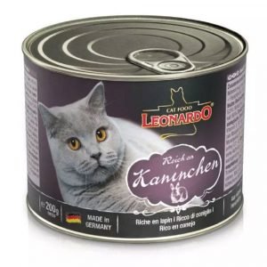 罐頭食品 Leonardo Natural Cat Canned (Rabbits) 天然貓罐頭（兔肉） 寵物用品店推薦
