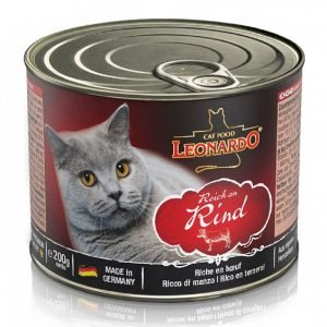 罐頭食品 Leonardo Natural Cat Canned (Beef) 天然貓罐頭（牛肉） 寵物用品店推薦